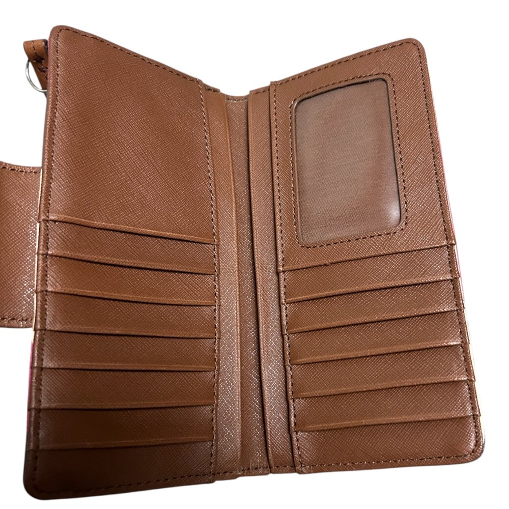 Fossil Print Tab Wallet In Multi - Picture 5 of 7